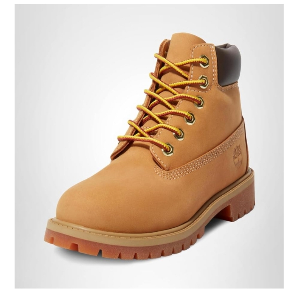 Kids Timberland Tan Leather Waterproof Boot